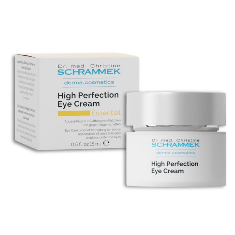 Schrammek High Perfection Eye Cream (0.5 fl oz) - Eye Care Product - Reduces Lines & Shadows Under the Eyes - Caffeine Eye Cream - Skin Care - Dr Schrammek - Image 1